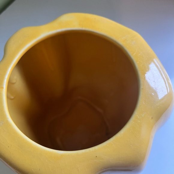 Vtg 1950s McCoy YELLOW BELL PEPPER Cookie Jar Canister Southwest - Picture 6 of 8